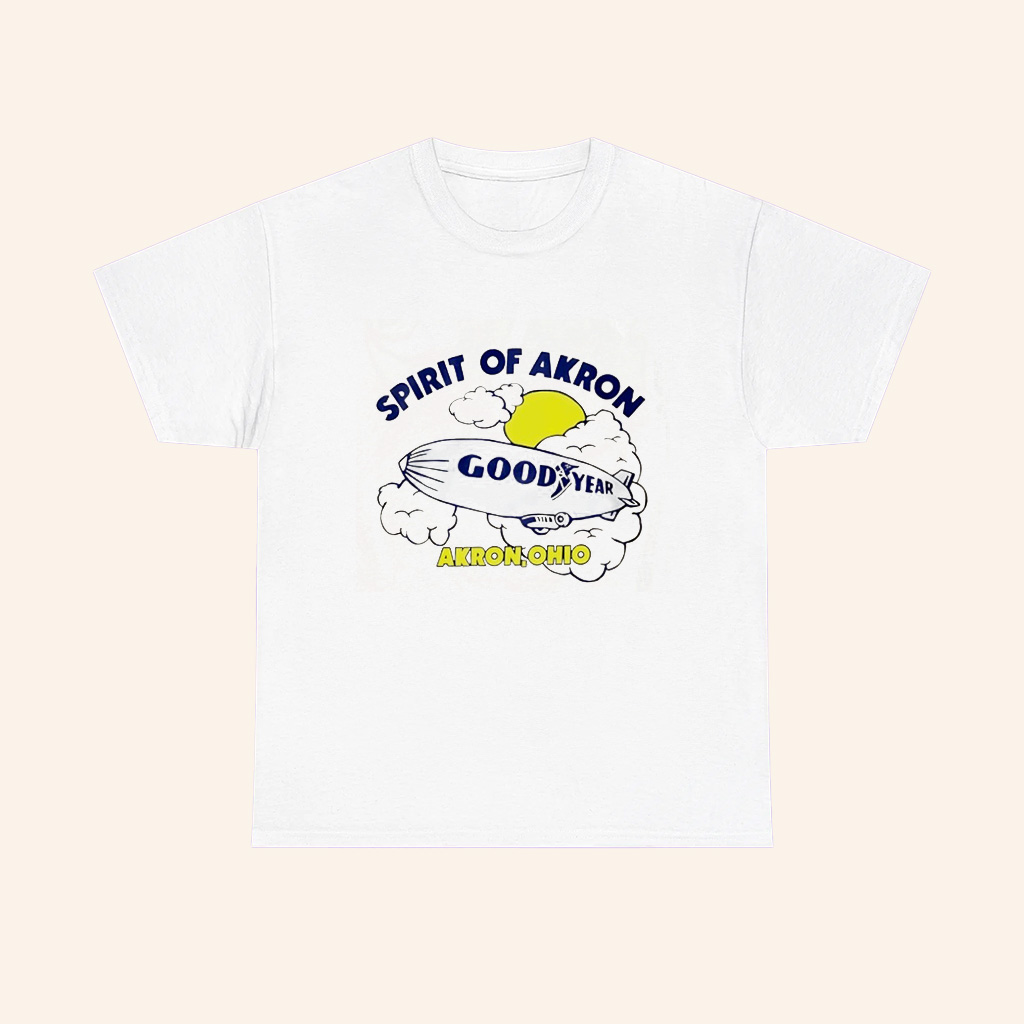 Goodyear Spirit Of Akron Ohio Blimp T Shirt
