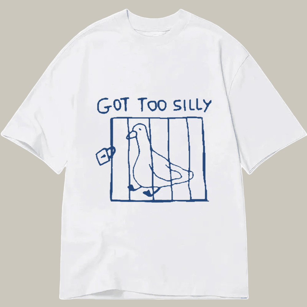 Goose Got Too Silly Meme Classic T-Shirt Hilarious Shirt Humorous Gifts For Men