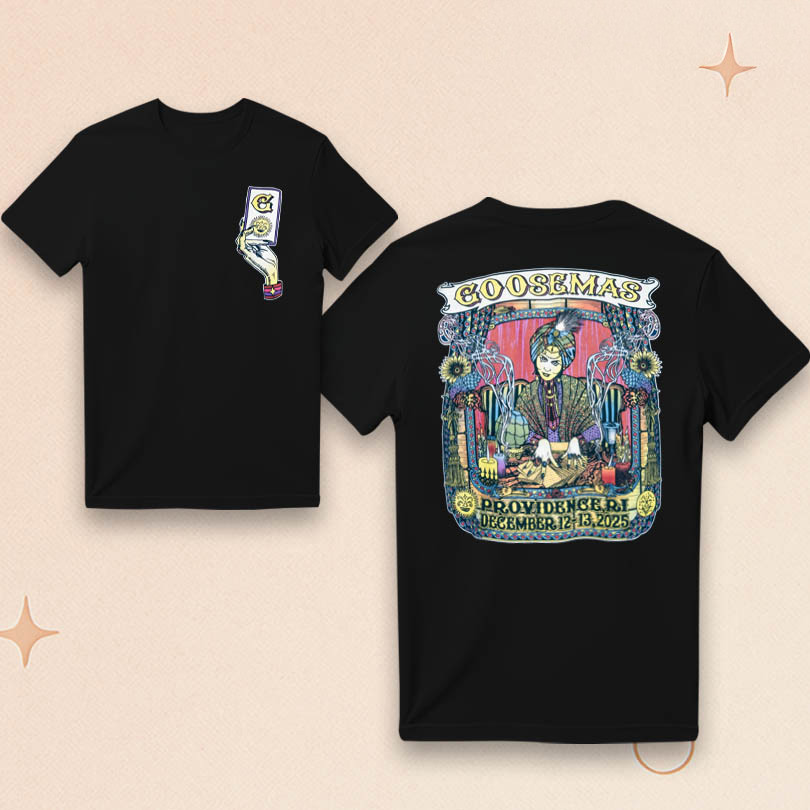 Goose Merch Goosemas Dec 12 13 2025 Providence RI T-Shirt Music Gift Ideas For Guys
