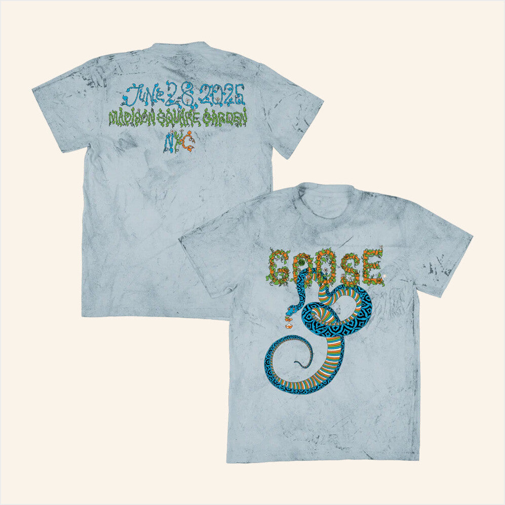 Goose The Band Merch Brian Blomerth Madison Square Garden Event T-Shirt Gifts For Friends