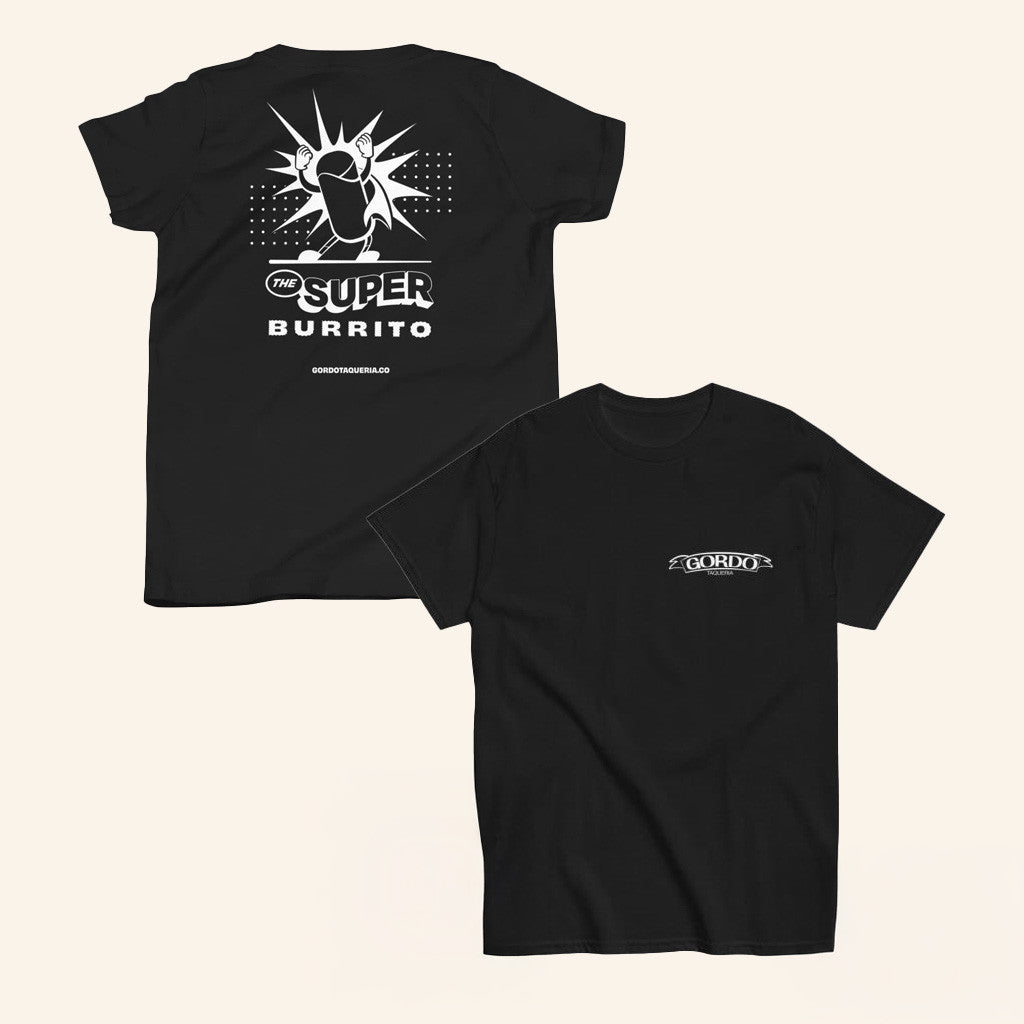 Gordo Taqueria Merch The Super Burrito Black T-Shirt Gifts For Dad Gordo Taqueria Merch The Super Burrito Black T-Shirt Gifts For Dad