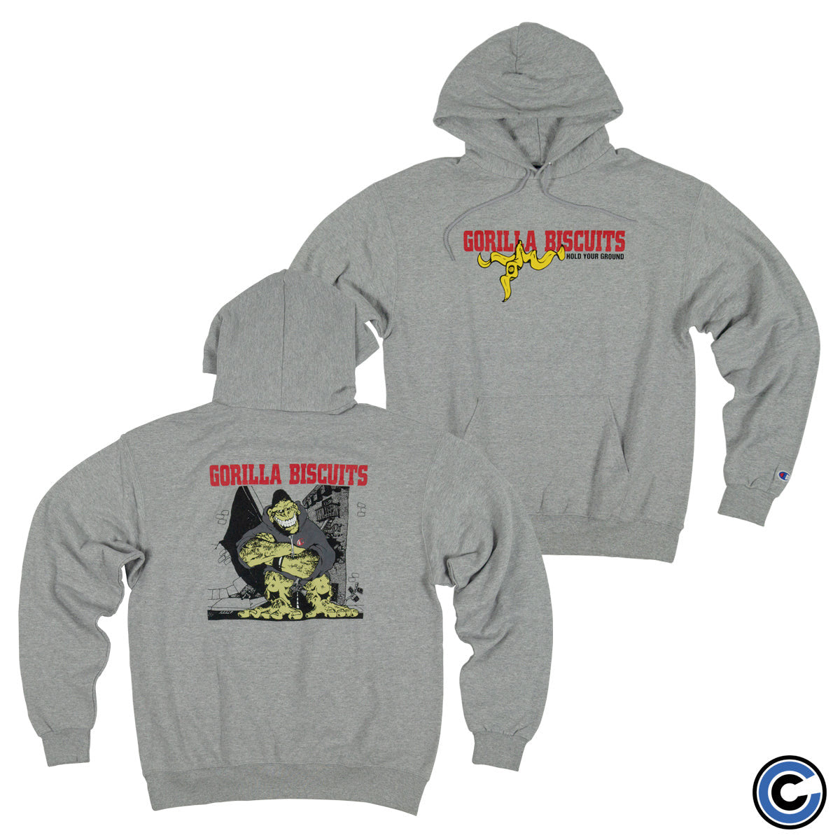 Gorilla Biscuits Merch Hold Your Ground Hoodie Gorilla Biscuits Hoodie Gorilla Biscuits Merch Hold Your Ground Hoodie Gorilla Biscuits Hoodie