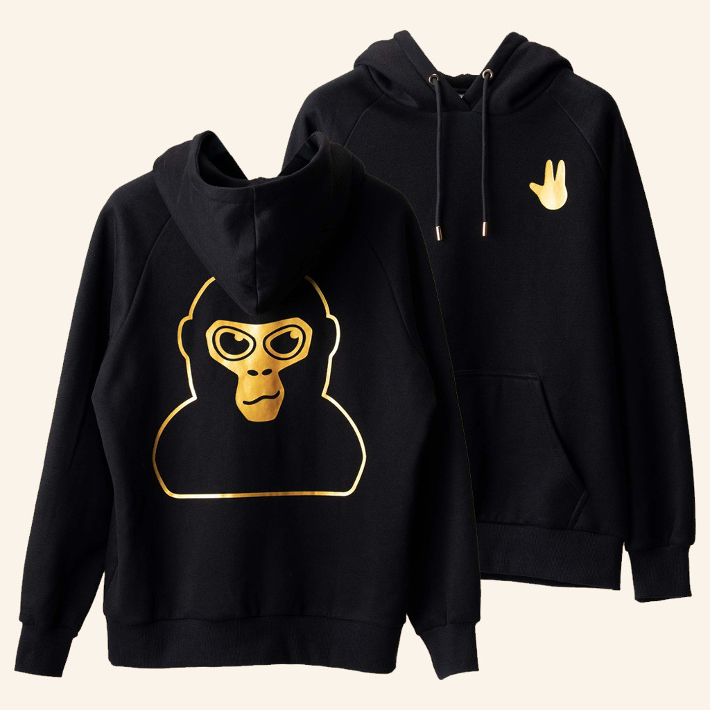 Gorilla Tag Merch Gold Monke Hoodie Good Christmas Gifts For Game Lovers Gorilla Tag Merch Gold Monke Hoodie Good Christmas Gifts For Game Lovers