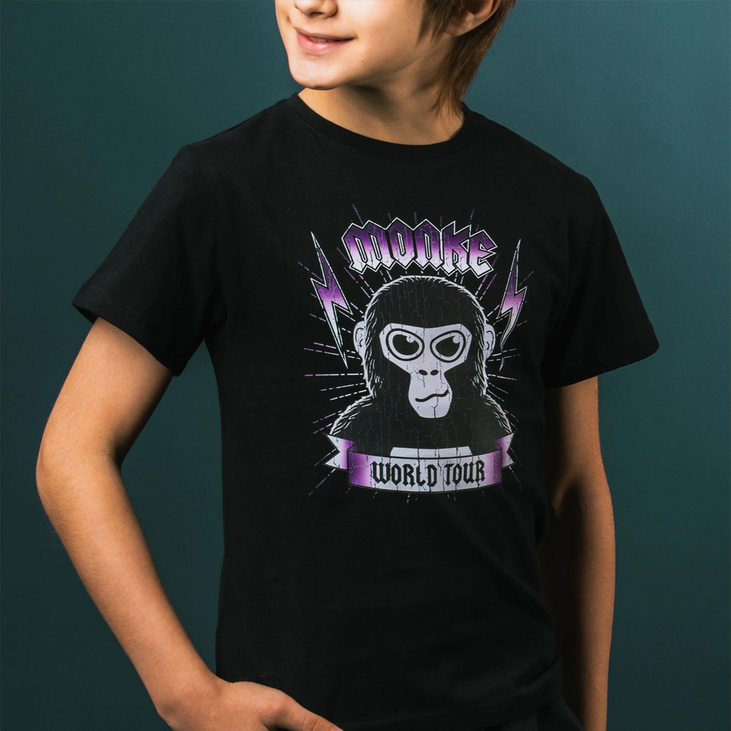 Gorilla Tag Merch Monke World Tour T-Shirt Best Birthday Gifts For Boys