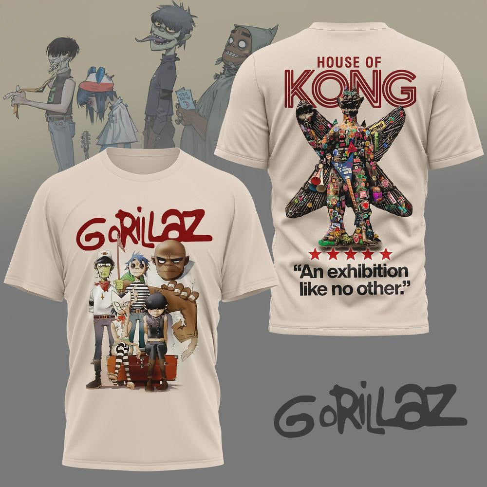 Gorillaz House Of Kong T-Shirt Great Father's Day Gifts Gorillaz House Of Kong T-Shirt Great Father's Day Gifts