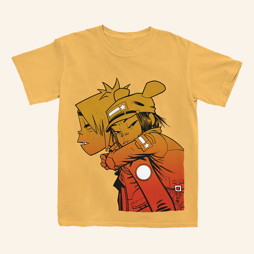 Gorillaz Merch 25 Sunset Piggyback T-Shirt Gift Ideas For Him Gorillaz Merch 25 Sunset Piggyback T-Shirt Gift Ideas For Him