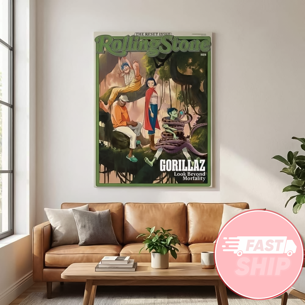 Gorillaz Rolling Stone India Cover The Reset Issue 213 And The Mountain Album Release Campaign 2026 Magazine Poster