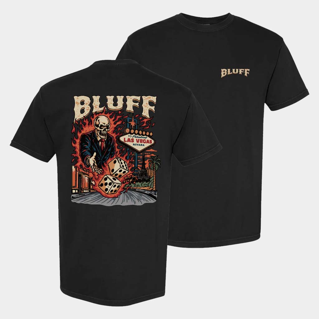 Got Bluff Merch Black Dice Thrower T-Shirt Bluff Shirt Birthday Gift For Him
