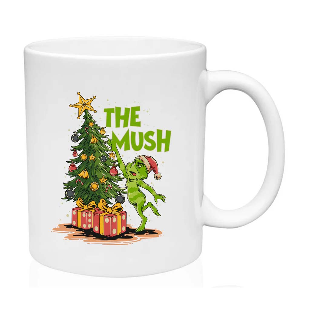 Got Bluff Merch White Grinch Mush Mug Best Gifts For Boyfriend