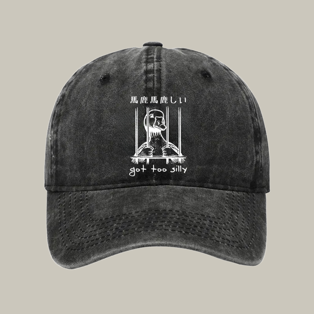 Got Too Silly Washed Cap Funny Baseball Caps Good Christmas Gifts For Girlfriend