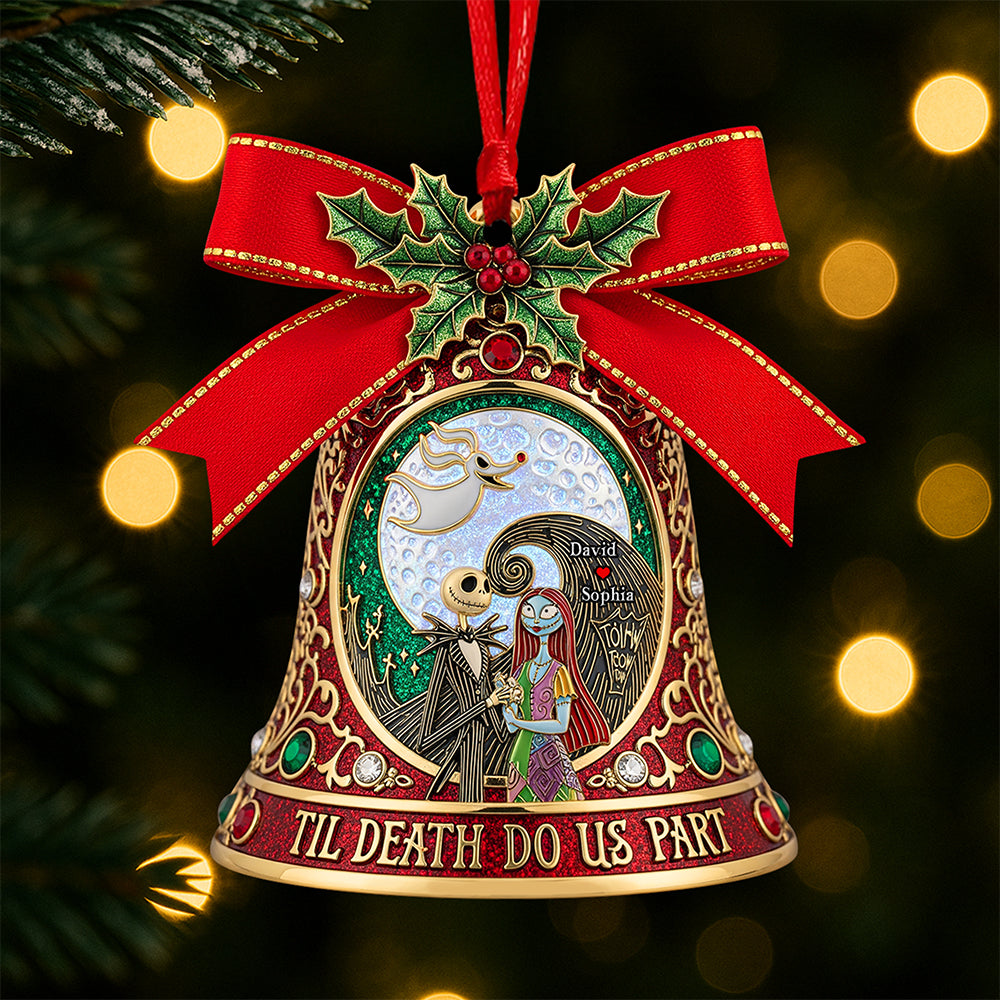 Gothic Love Christmas Ornament - Personalized Gifts For Couple - Christmas Ornament Gift Idea Gothic Love Christmas Ornament - Personalized Gifts For Couple - Christmas Ornament Gift Idea