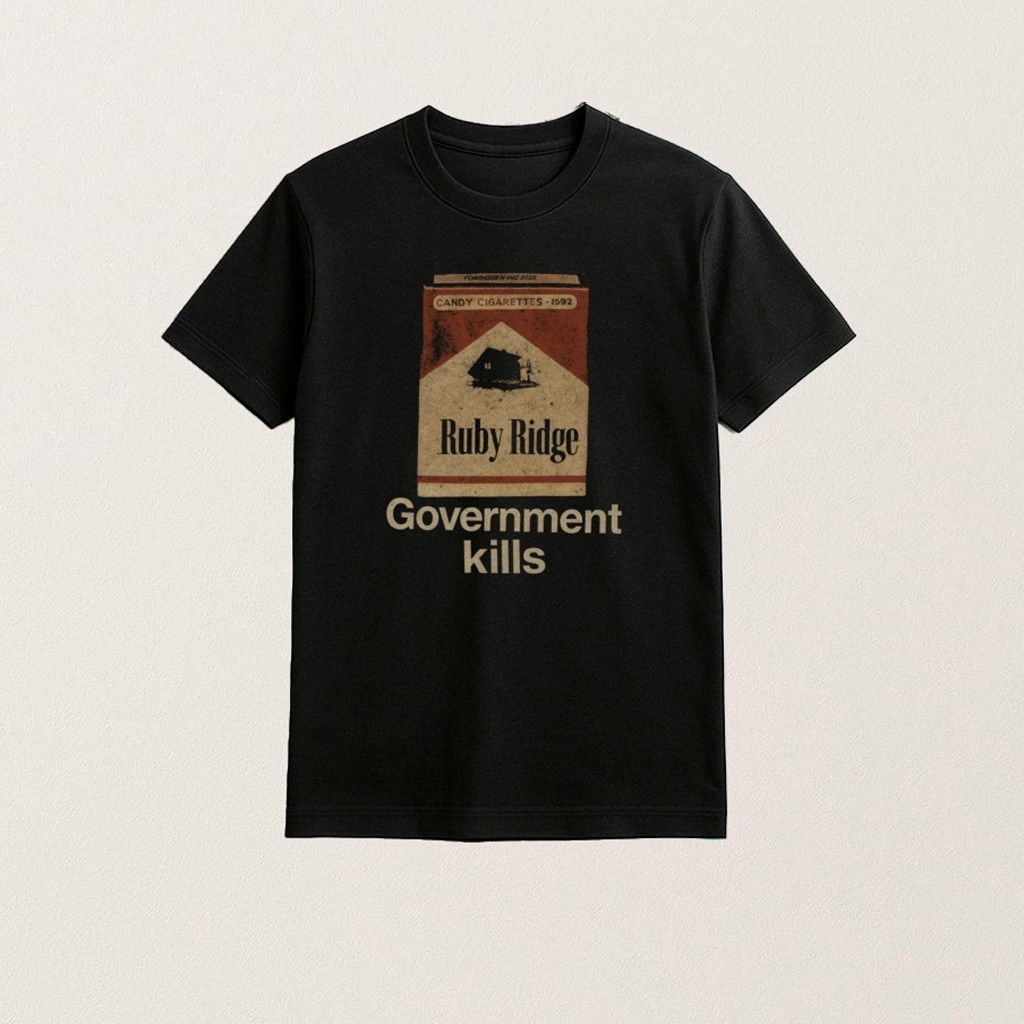 Government Kills Ruby Ridge Shirt Husband Christmas Gift Ideas