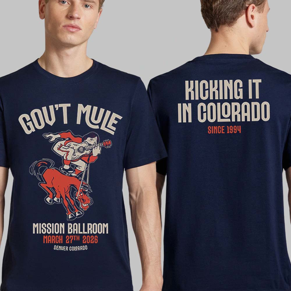 Gov't Mule Denver Colorado 2026 Event T-Shirt Gov't Mule Music Fan Merch Best Gift For Father's Day
