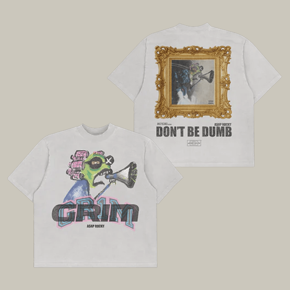 Gr1m Don't Be Dumb ASAP Rockey T-Shirt ASAP Rockey Clothes Unique Gift For Him