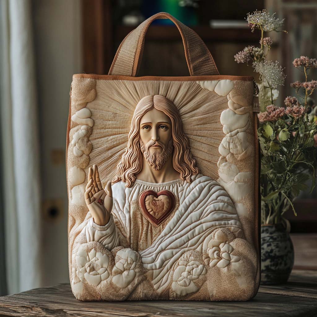 Grace Filled Days Quilted Tote Bag Best Christian Christmas Gifts