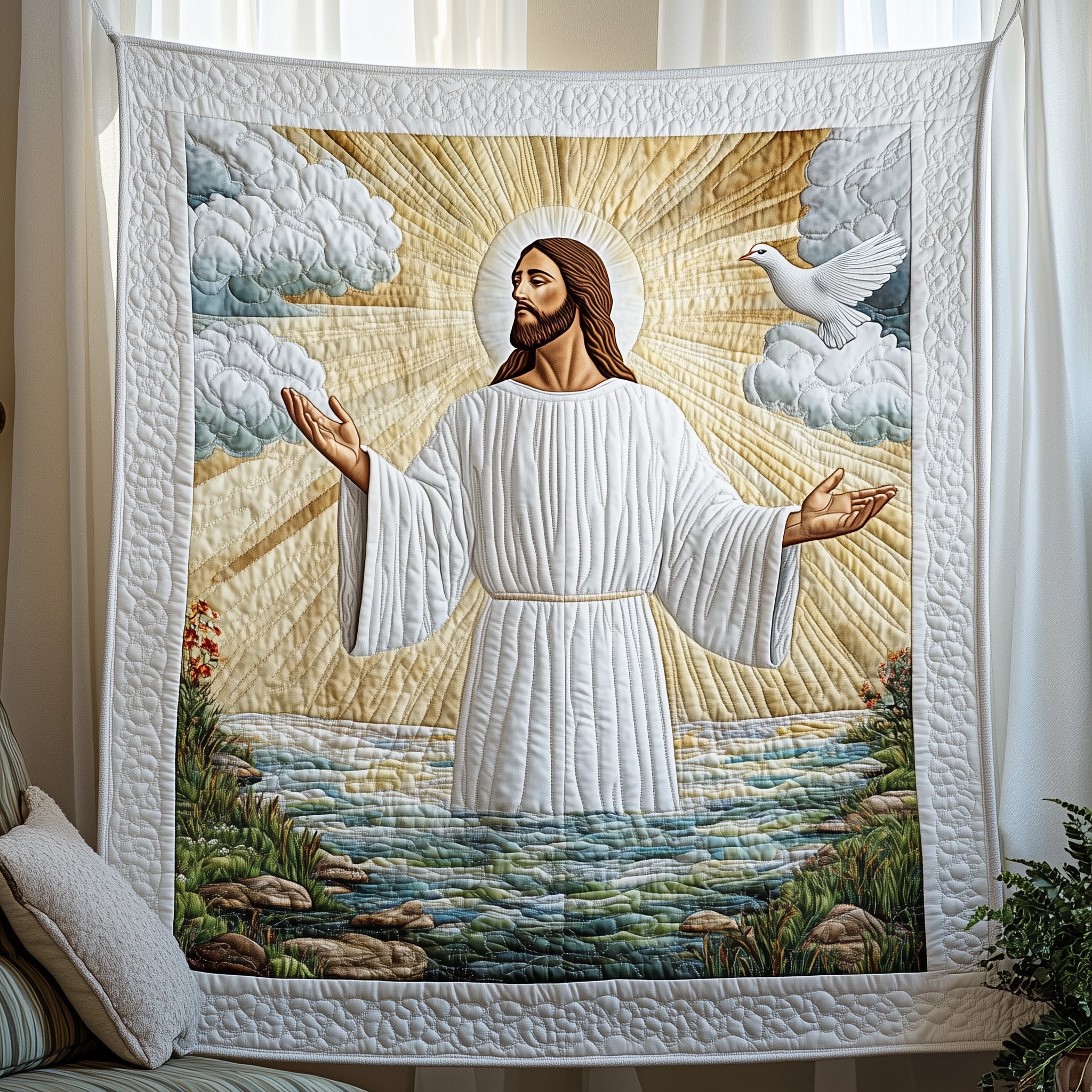 Grace from Above Quilted Blanket Cute Soft BlanketCute Easter Gifts For Teen