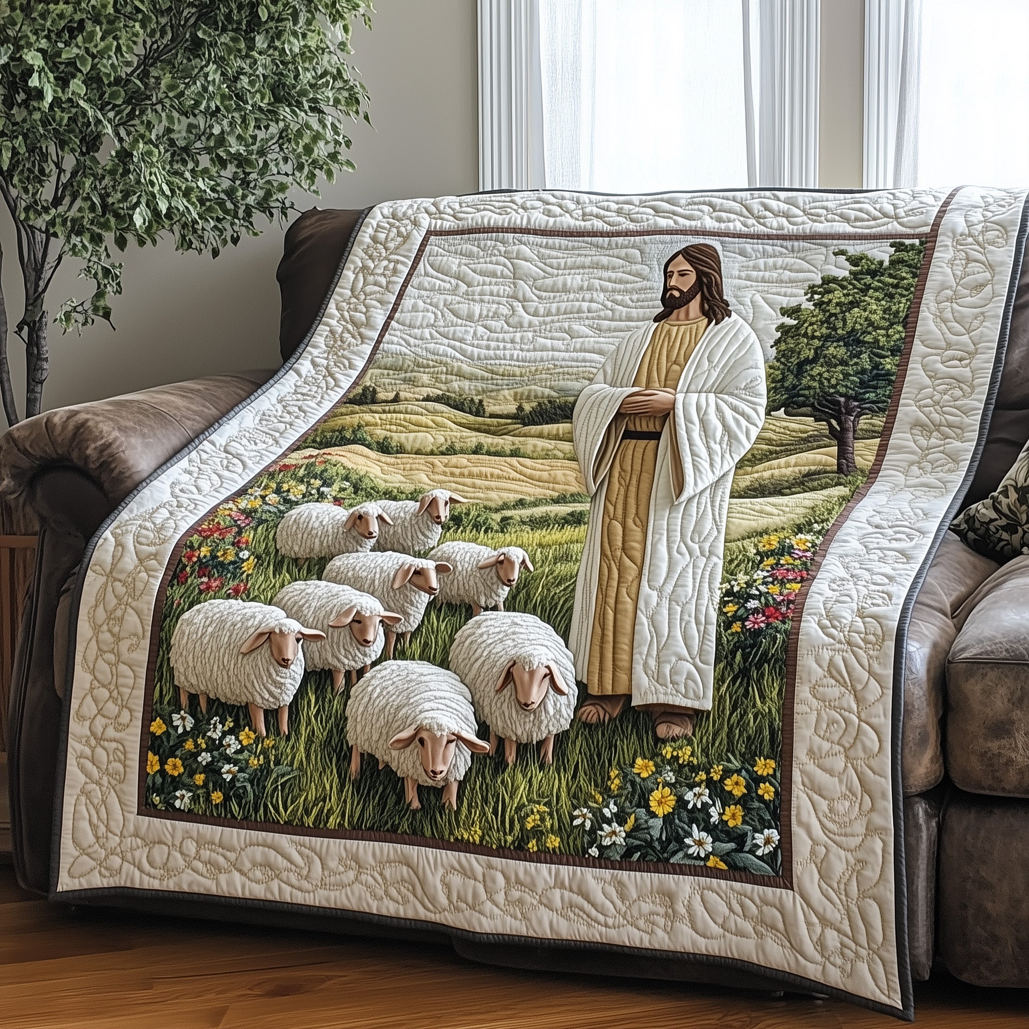 Grace from Above Quilted Blanket Cute Soft BlanketEaster Home Decor