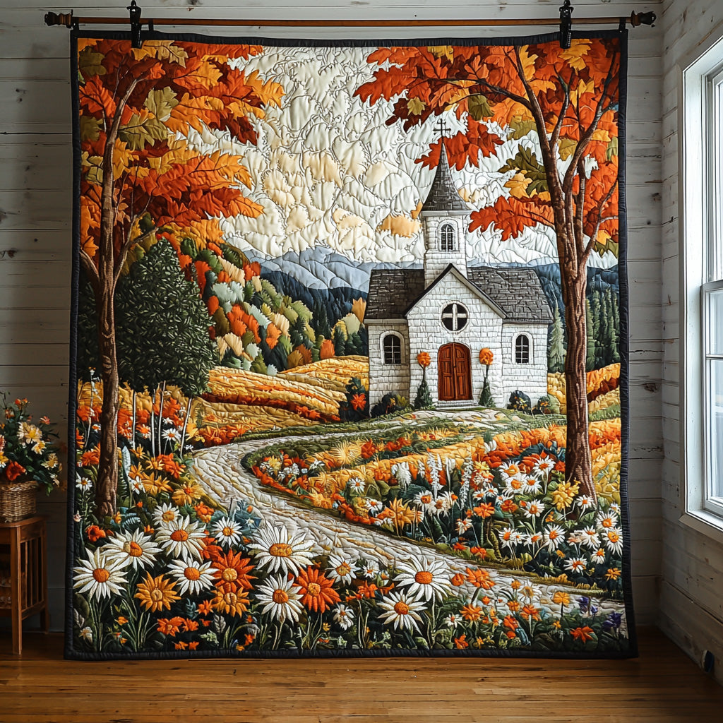 Grace Garden Quilted Blanket Best Couch Throw Blanket Christian Christmas Gifts For Friends