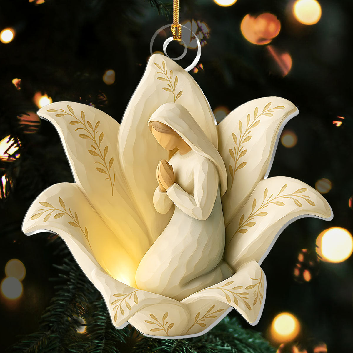 Grace In Bloom Christmas Ornament Christian Keepsake Sister In Christ Gifts