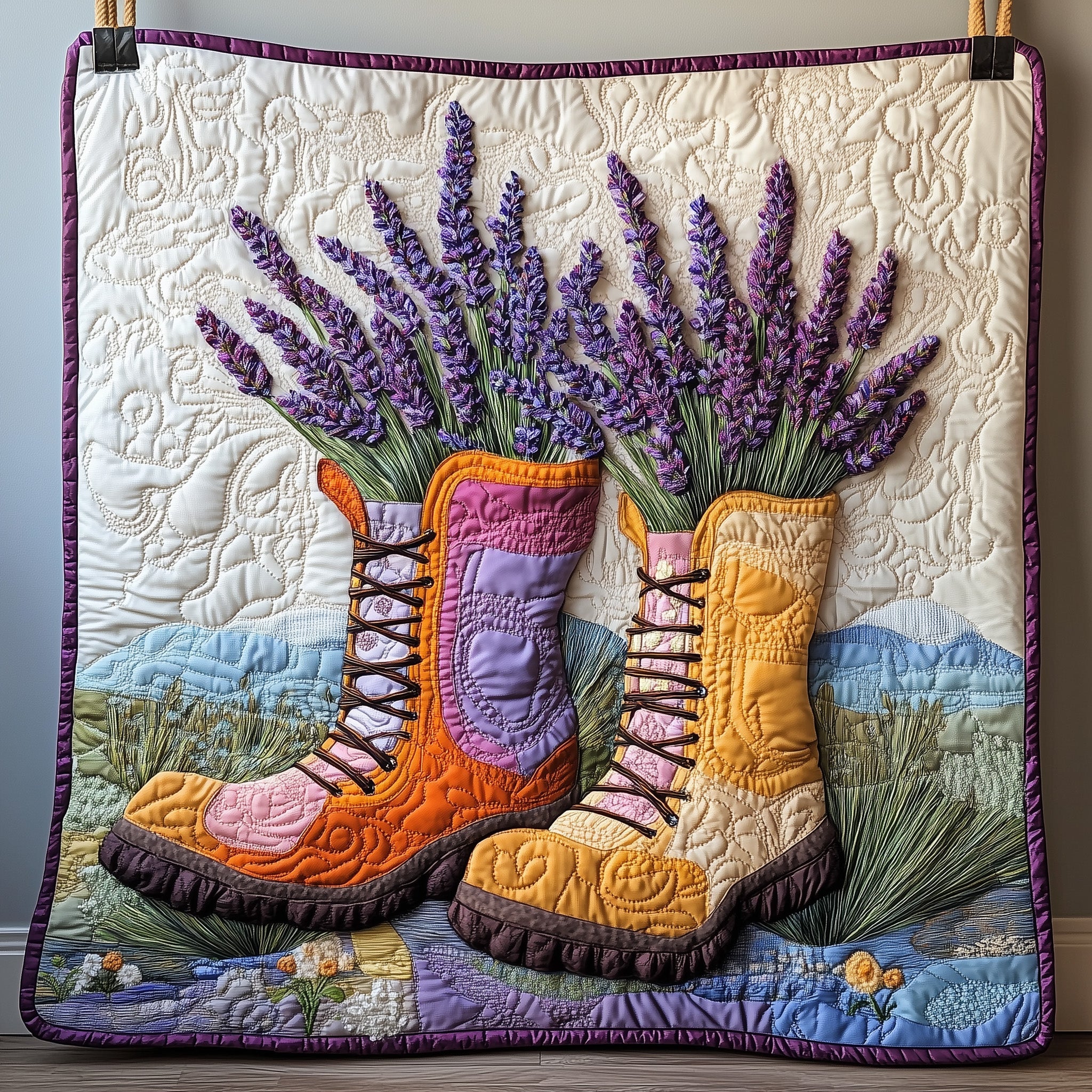 Grace in Strength Quilted Blanket Cute Bed BlanketXmas Gift For Brother In Law