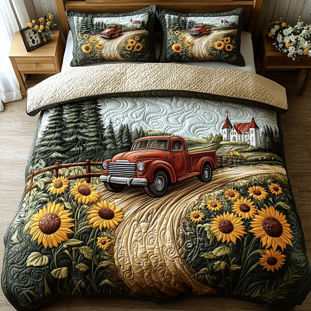 Grace Journey Quilted Bedding Set Cozy Bedroom Decor Best Christian Gifts