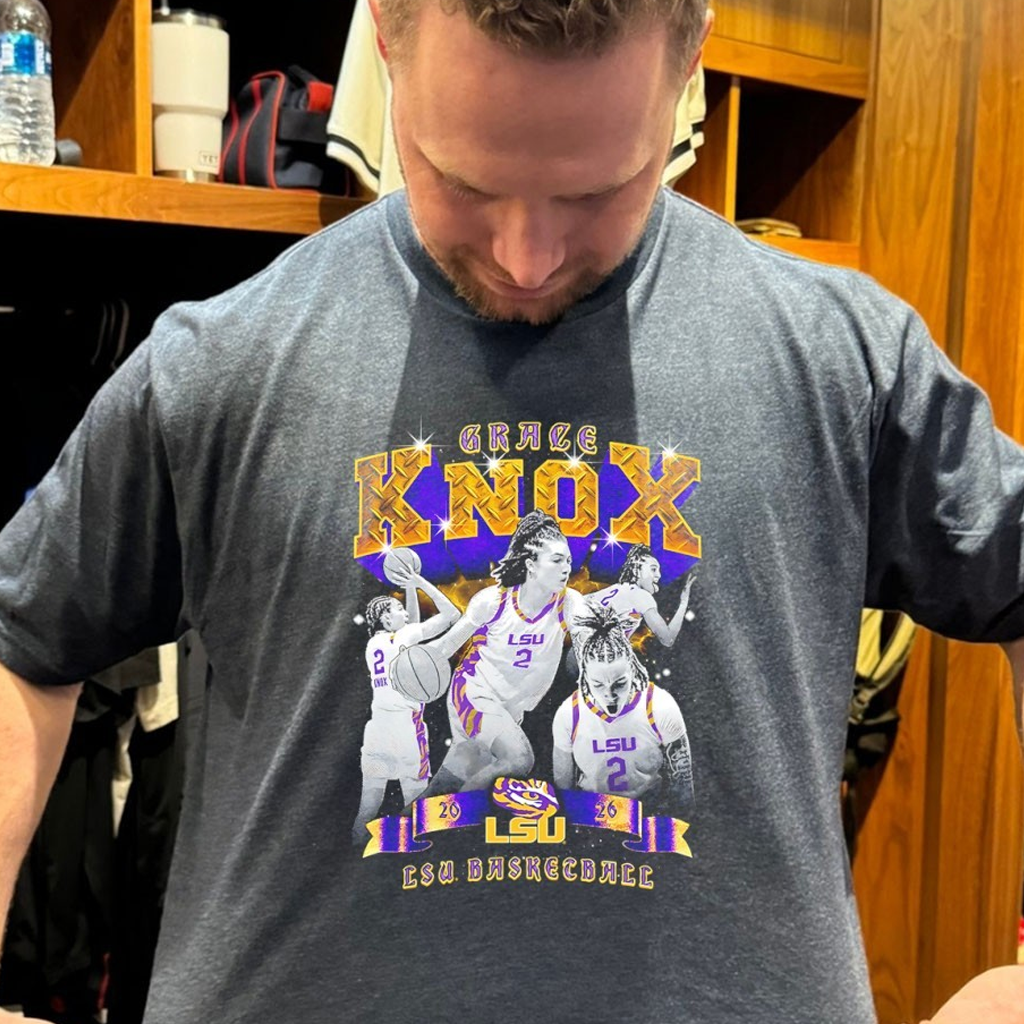 Grace Knox LSU Tigers Basketball T-Shirt LSU Tigers Shirt Gift For Basketball Lover