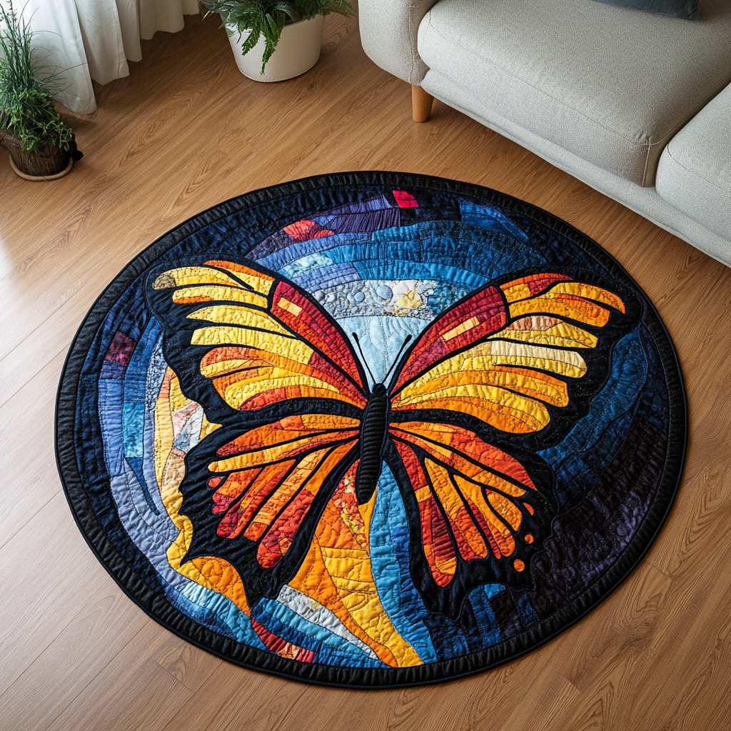 Graceful Flight Quilted Round Mat Foyer Decor Ideas Best Christmas Gifts For Tea Lovers