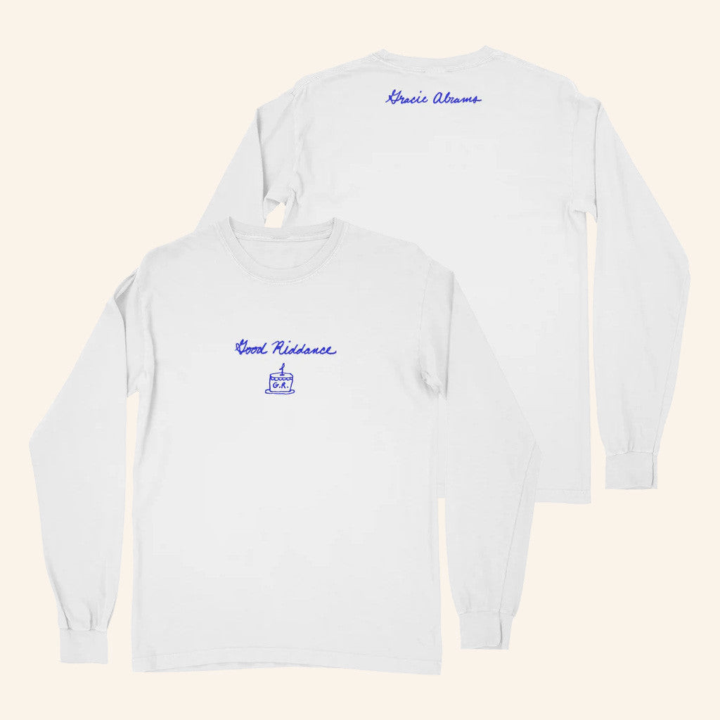 Gracie Abrams Merch Good Riddance 1st Anniversary Long Sleeve Shirt Gifts For Him Gracie Abrams Merch Good Riddance 1st Anniversary Long Sleeve Shirt Gifts For Him