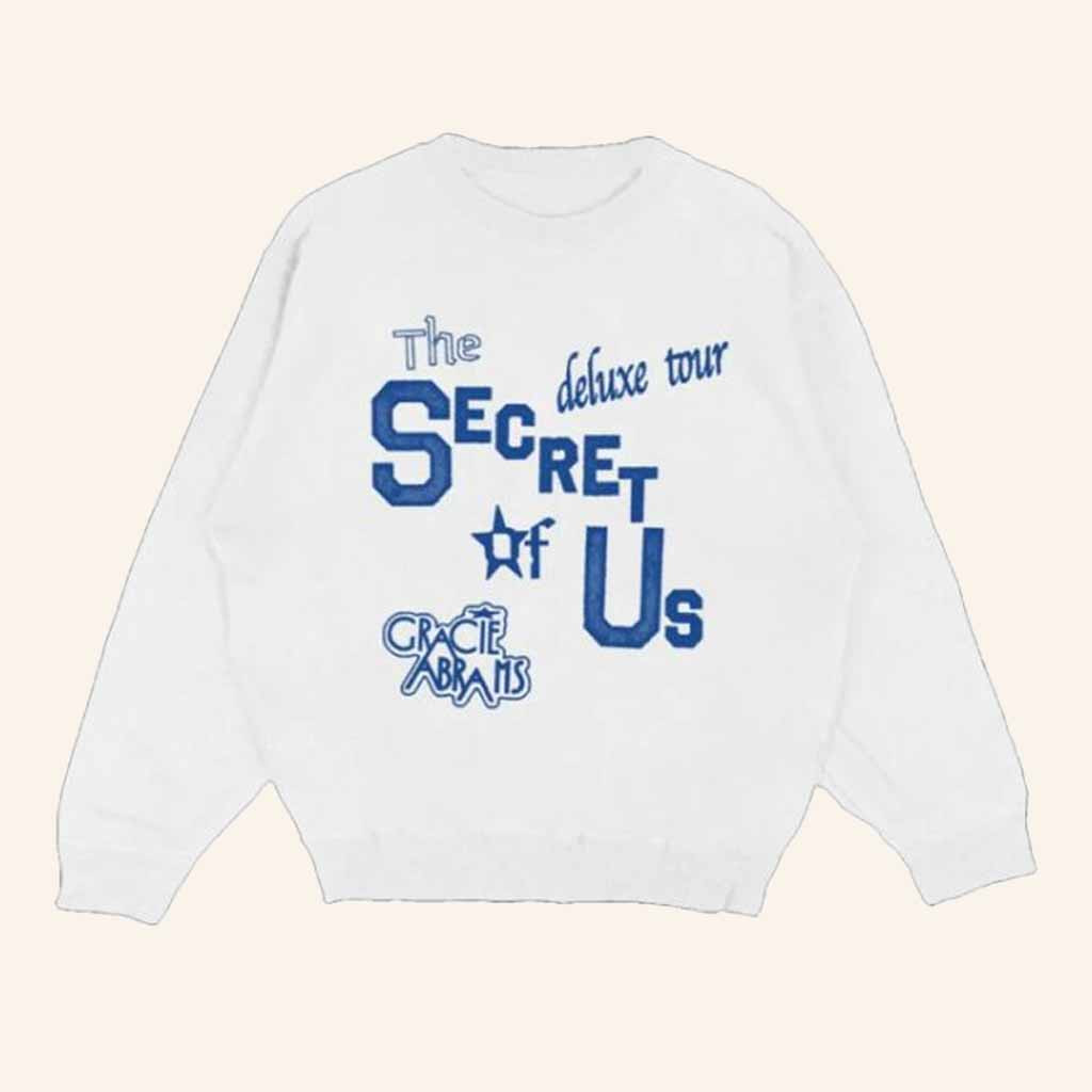 Gracie Abrams Merch The Secret Of Us Deluxe Tour Sweatshirt Gifts For Music Fans Gracie Abrams Merch The Secret Of Us Deluxe Tour Sweatshirt Gifts For Music Fans