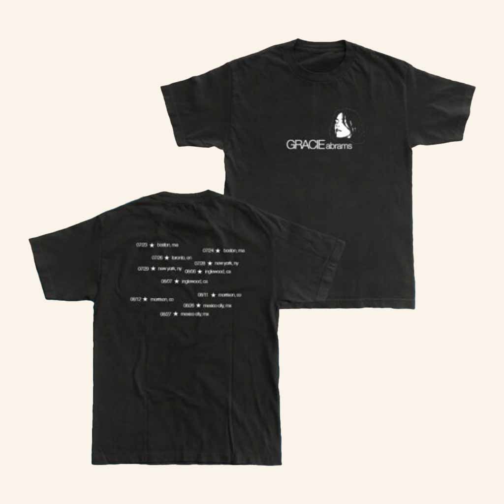 Gracie Abrams Merch TSOU Deluxe Tour Dateback Shirt Unique Gifts For Music Lovers Gracie Abrams Merch TSOU Deluxe Tour Dateback Shirt Unique Gifts For Music Lovers