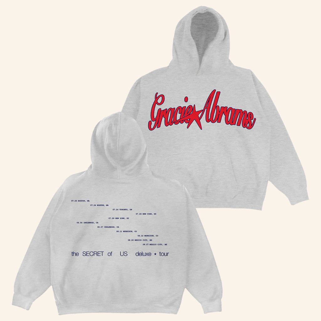 Gracie Abrams Merch TSOU Deluxe Tour Star Hoodie Best Gifts For Daughter Gracie Abrams Merch TSOU Deluxe Tour Star Hoodie Best Gifts For Daughter