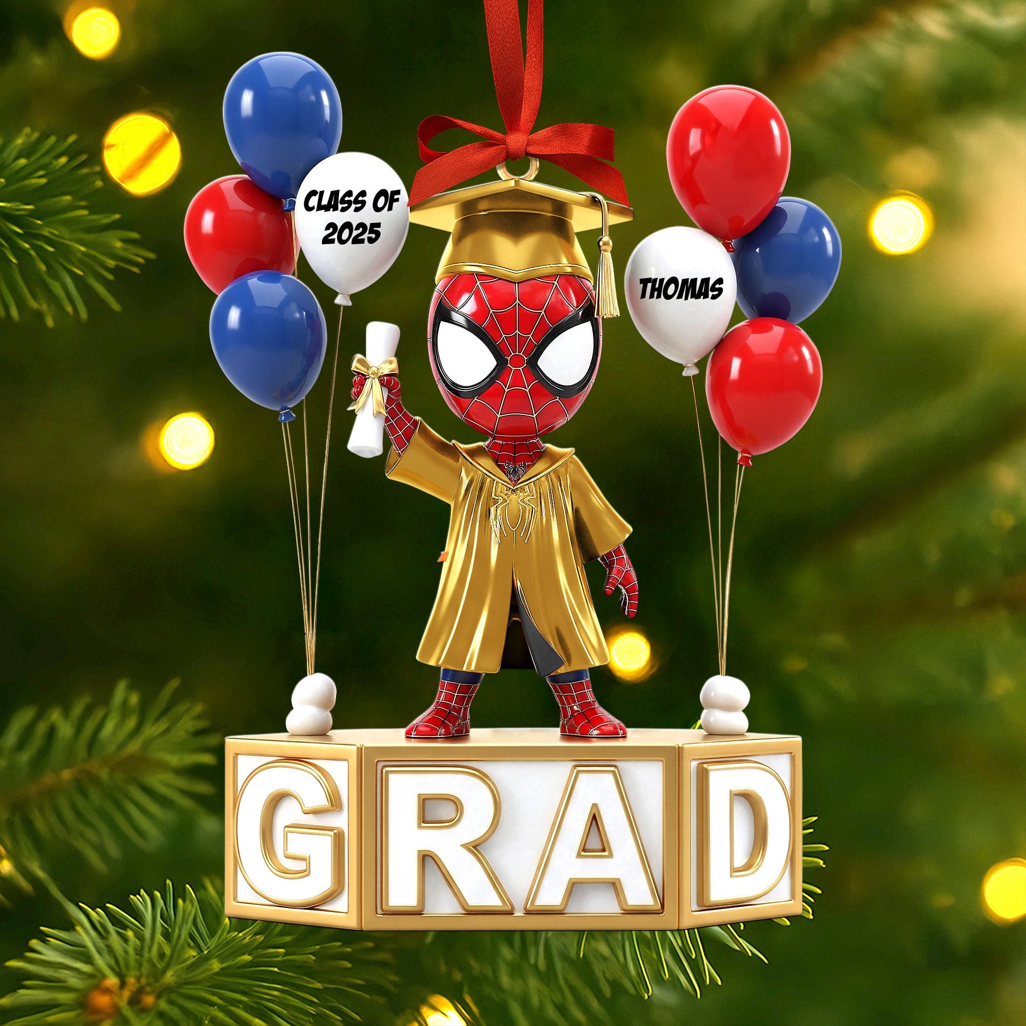 Graduation Christmas Ornament Personalized Gifts For Graduates - Holiday Tree Decoration Gift (2)