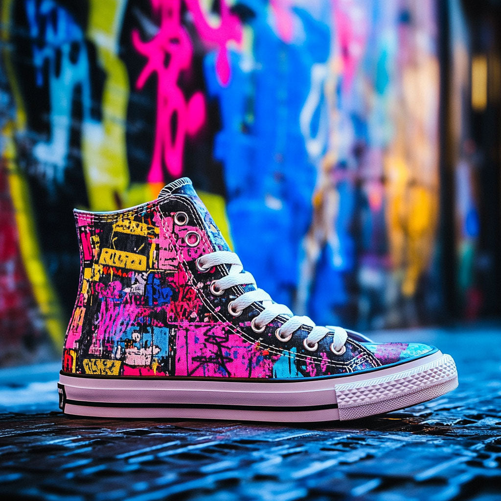GraffKicks Canvas High Tops All Day Comfort Merch