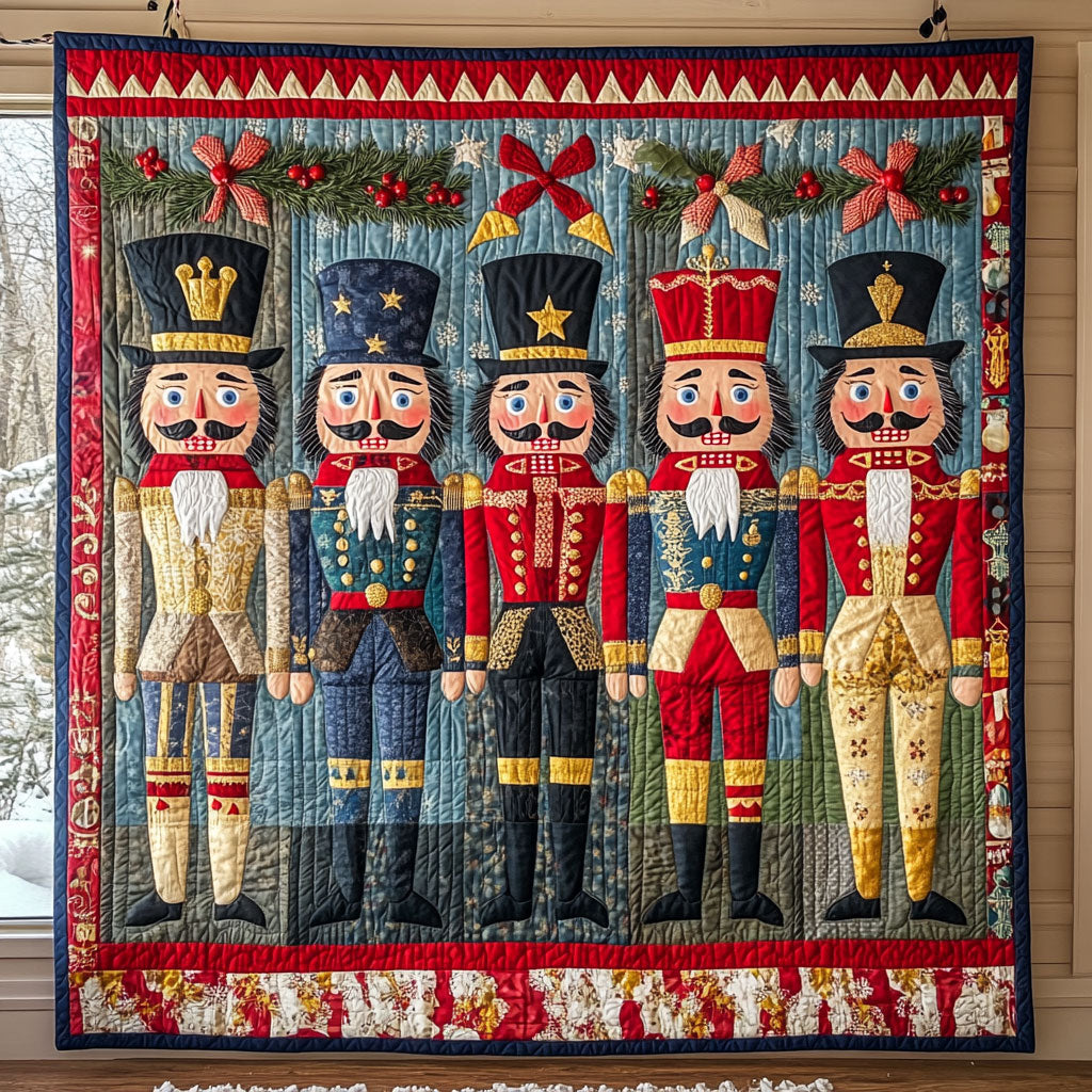 Grand Heritage Nutcracker Quilt Warm and Stylish Quilt Blanket for Winter Nights