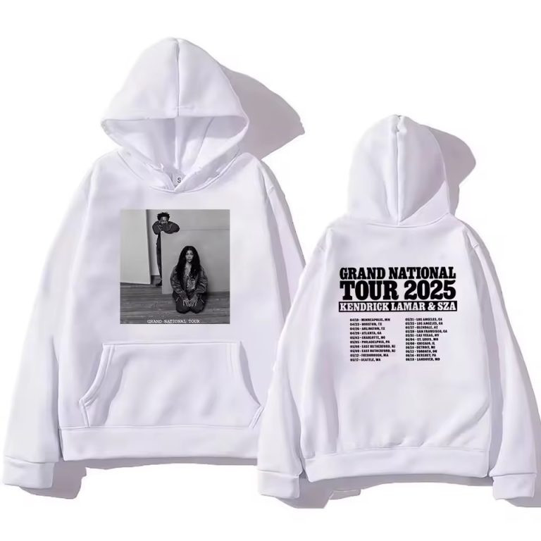 Grand National Tour Merch 2025 Hoodie SZA And Kendrick Lamar Tour Merch Great Fans Gifts
