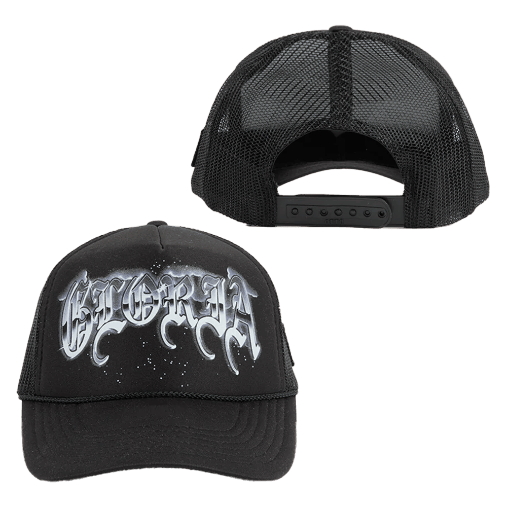 Grand National Tour Merch Kendrick Lamar Gloria Black Trucker Hat Stepdad Gifts For Father's Day Grand National Tour Merch Kendrick Lamar Gloria Black Trucker Hat Stepdad Gifts For Father's Day