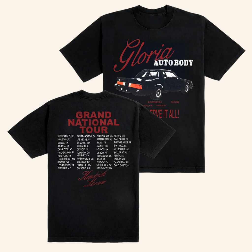 Grand National Tour Merch Kendrick Lamar You Deserve It All T-Shirt Gifts For Fans Grand National Tour Merch Kendrick Lamar You Deserve It All T-Shirt Gifts For Fans