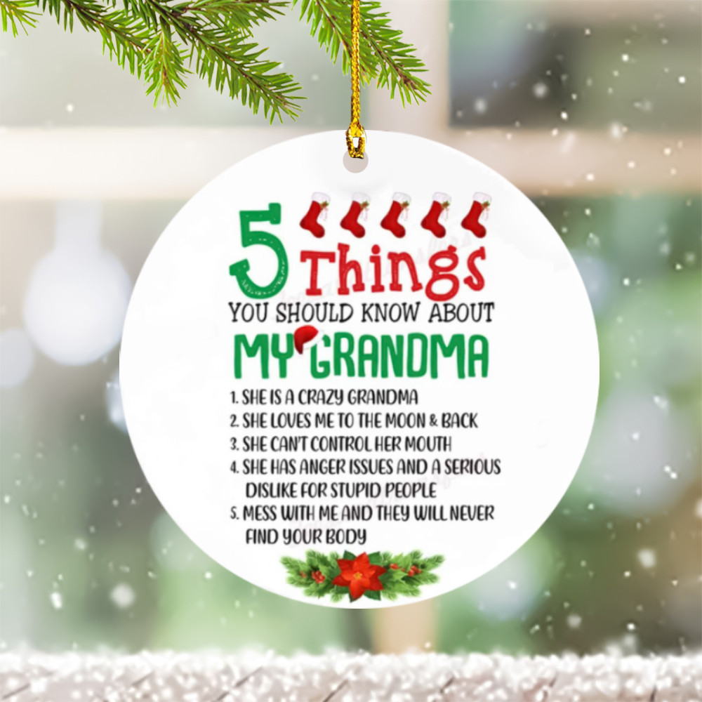 Grandma Christmas Ornament 2024 5 Things You Should Know About My Grandma She Is A Crazy