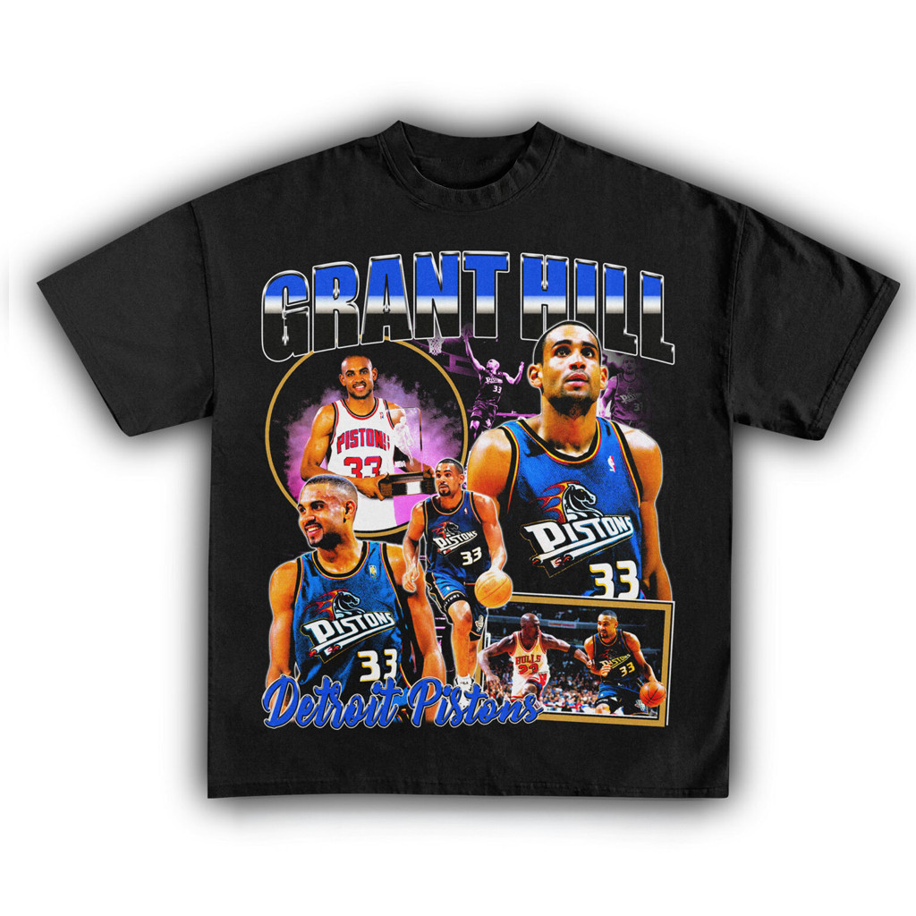 Grant Hill Detroit Basketball T-Shirt Great Gifts For Basketball Fans