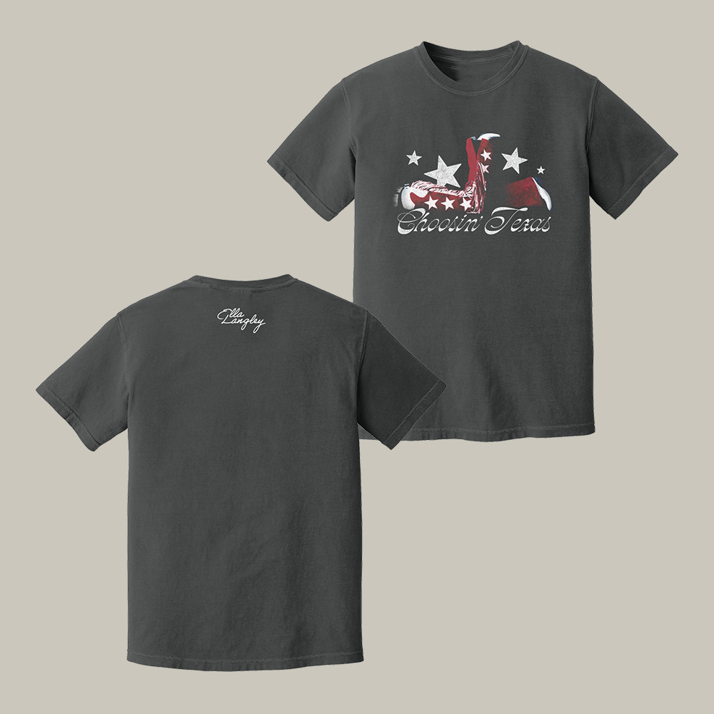 Graphite Choosin Texas Stars T-Shirt Ella Langley Clothes Good Gift For Fans