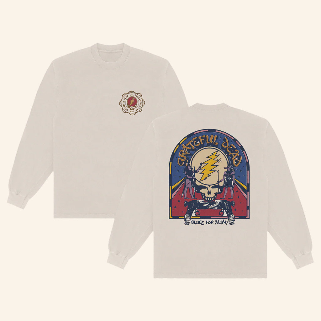 Grateful Dead Merch Blues For Allah Long Sleeve T-Shirt Christmas Gifts For Boyfriend Grateful Dead Merch Blues For Allah Long Sleeve T-Shirt Christmas Gifts For Boyfriend
