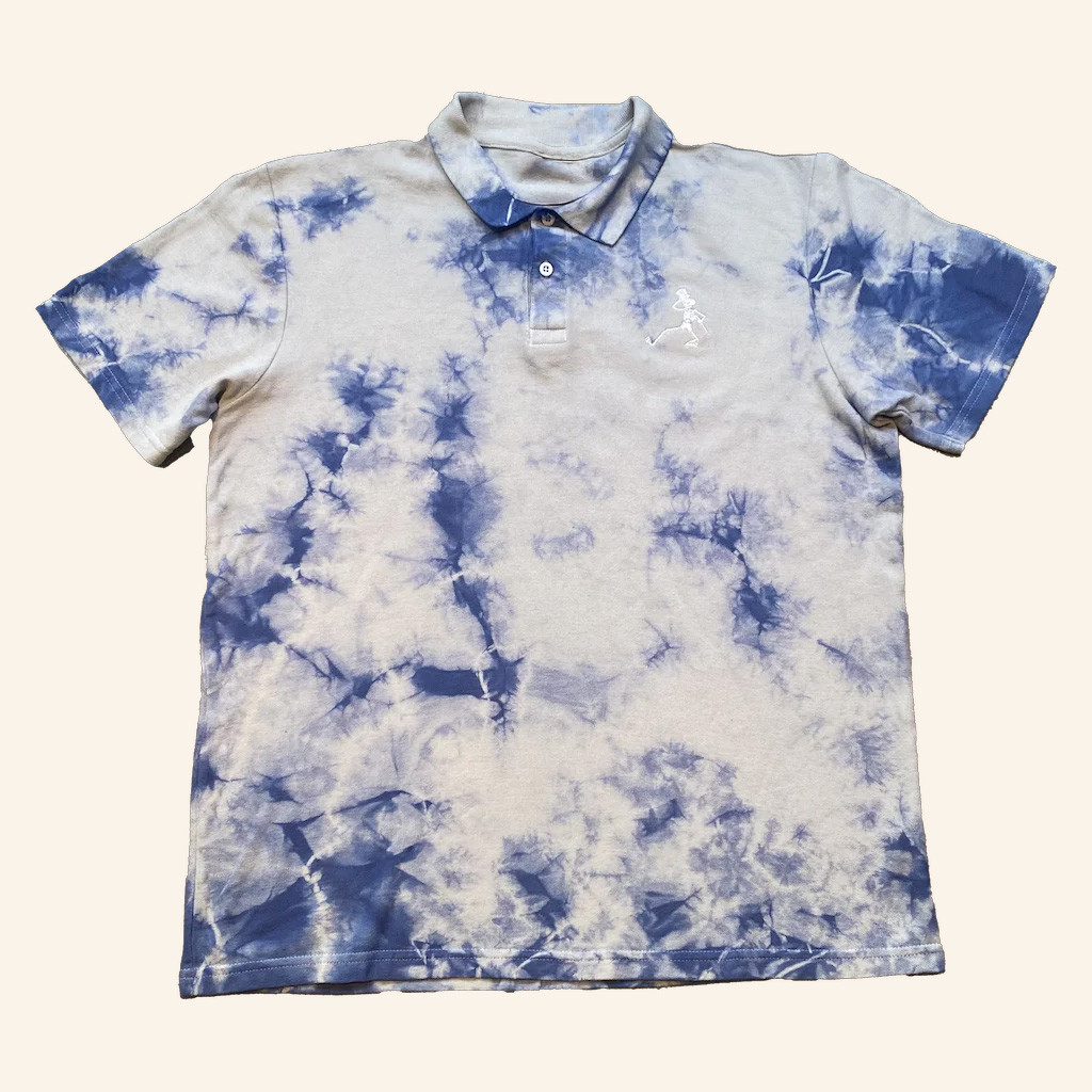 Grateful Dead Merch Dead Skelly Tie Dye Polo Shirt Birthday Present For Him Grateful Dead Merch Dead Skelly Tie Dye Polo Shirt Birthday Present For Him