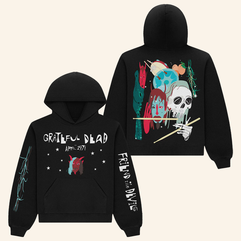 Grateful Dead Merch Friend Of The Devils Hoodie Best Birthday Gift For Husband Grateful Dead Merch Friend Of The Devils Hoodie Best Birthday Gift For Husband