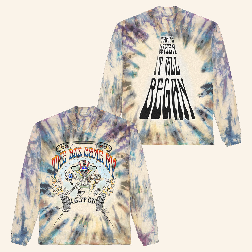 Grateful Dead Merch The Other One Tie Dye Long Sleeve T-Shirt Present For Friends