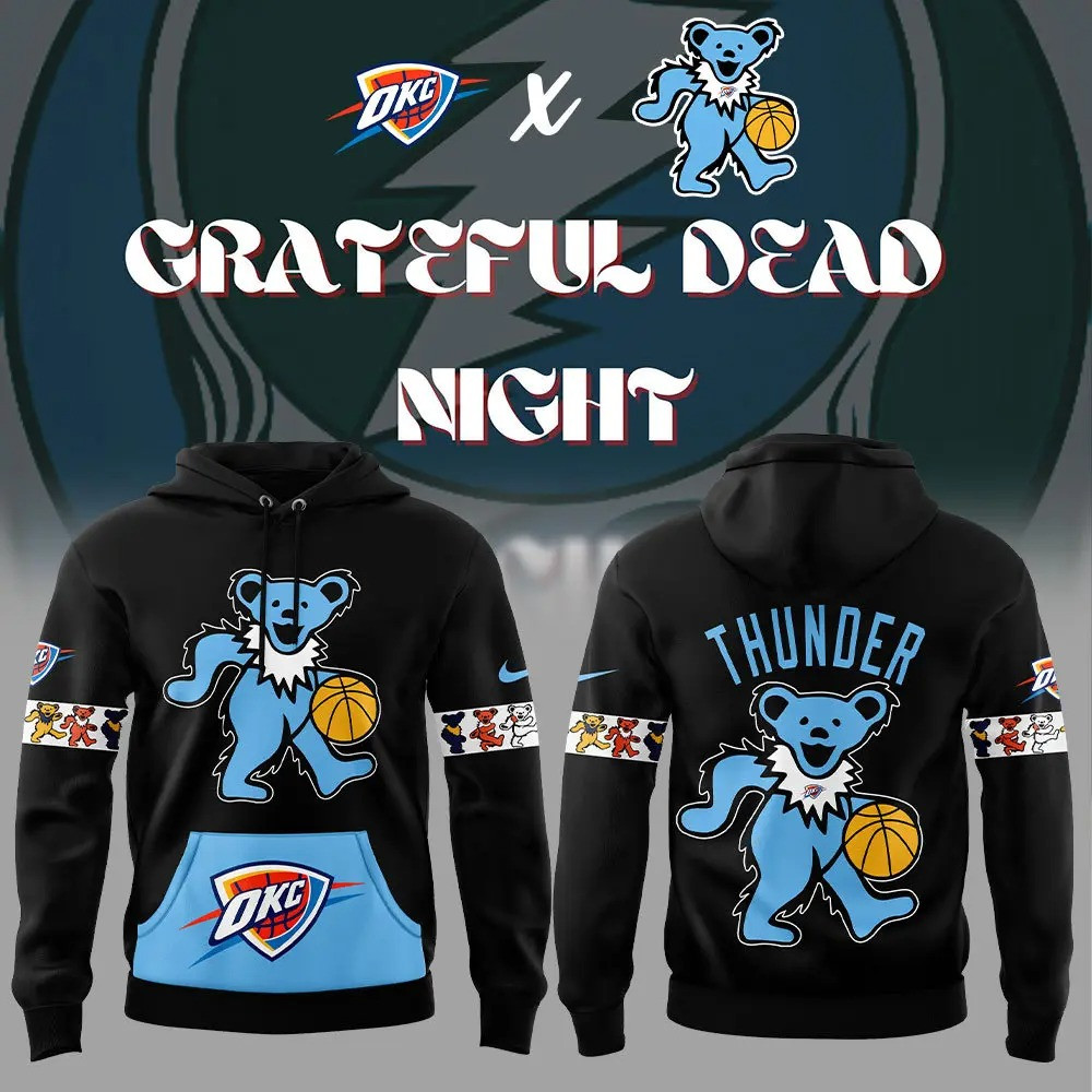 Grateful Dead Night Thunder Hoodie Gift Ideas For Basketball Lovers