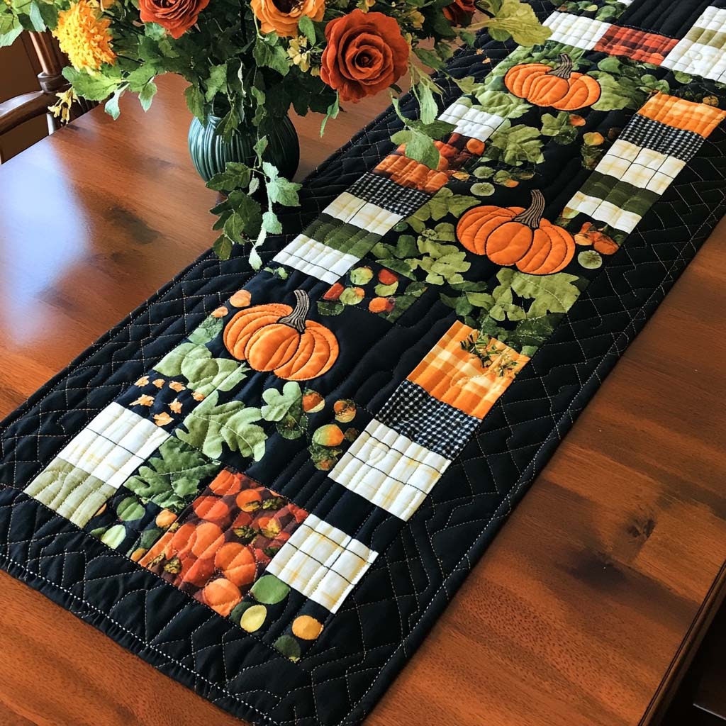 Grateful Table Quilted Table Runner Fall Table Toppers Gift Ideas For Mom