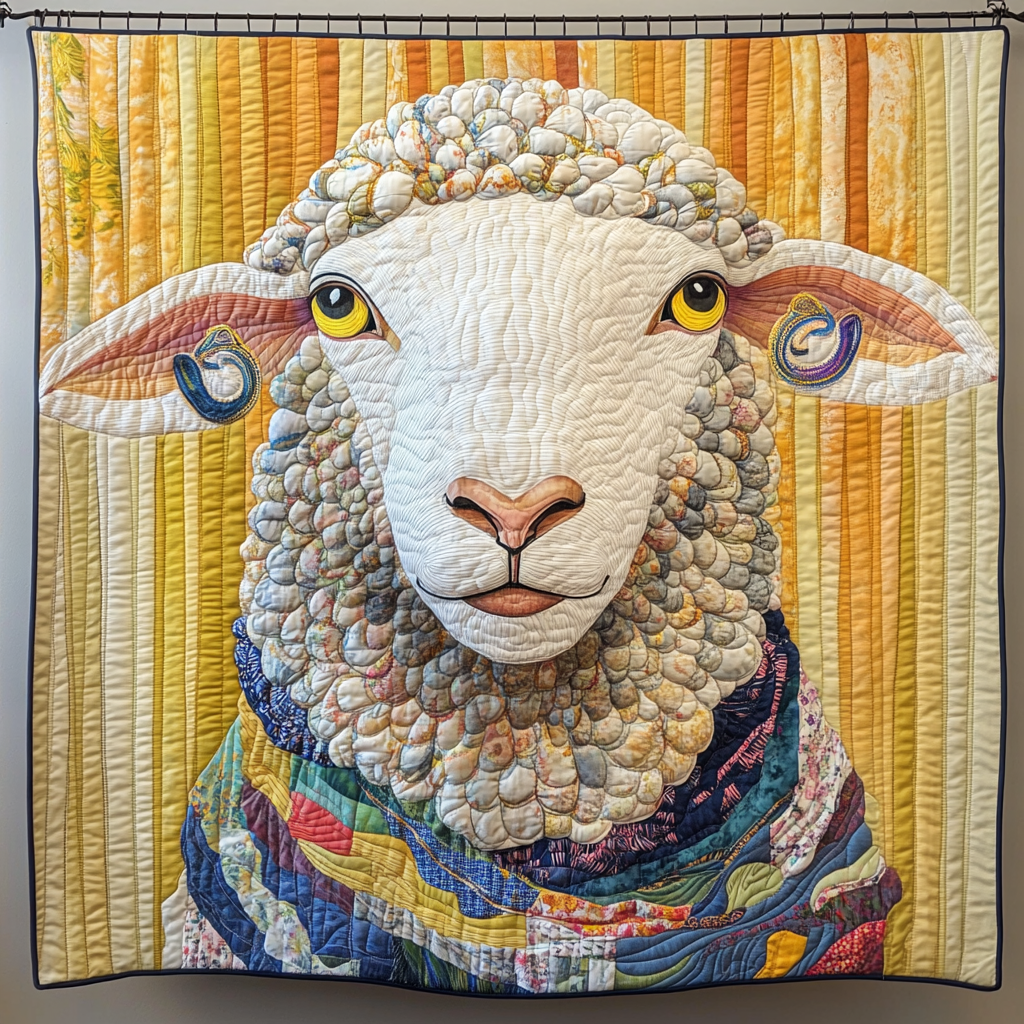 Grazing Grace Quilted Blanket Gifts For Sheep Lovers