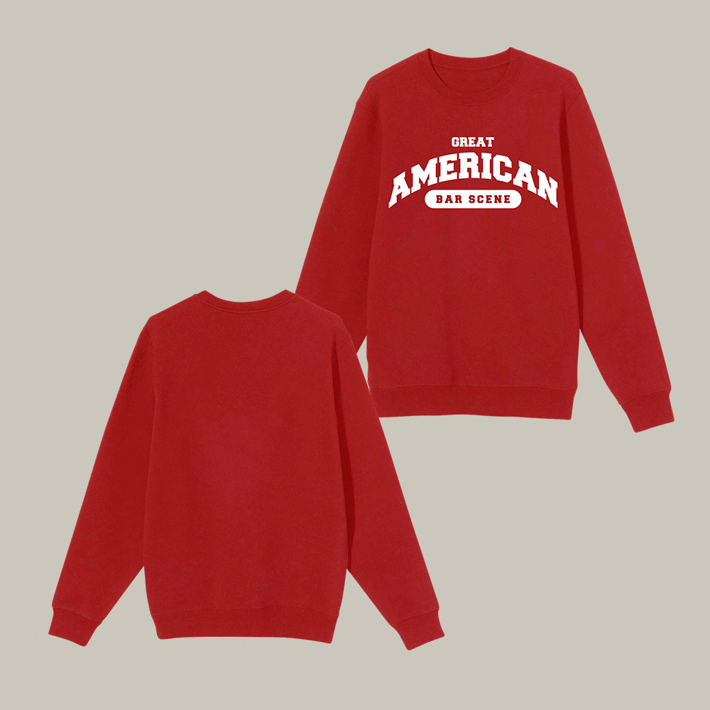 Great American Bar Scene Zach Bryan Sweatshirt Music Apparel Present For Zach Bryan Lover