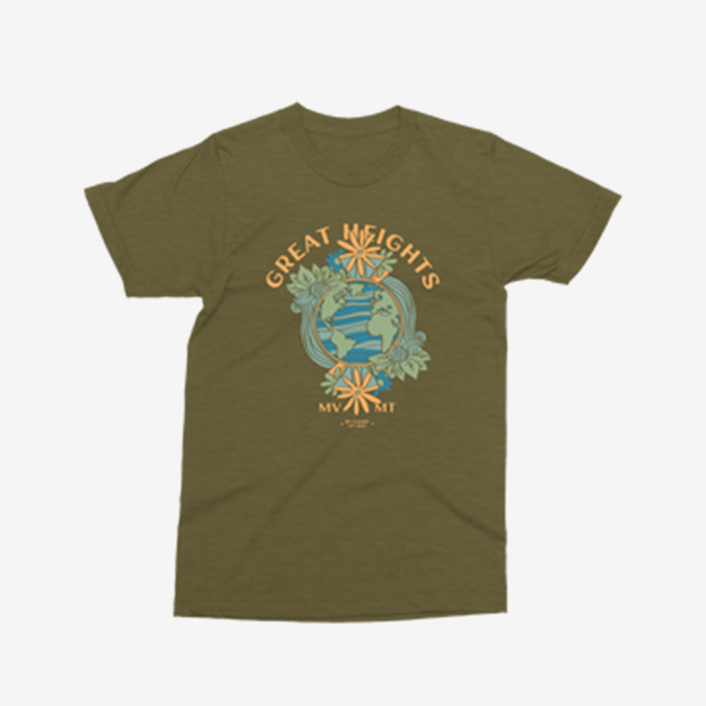 Great Heights Caamp T-Shirt Folk Music Caamp Band Clothes Music Fan Gift For Music Lover