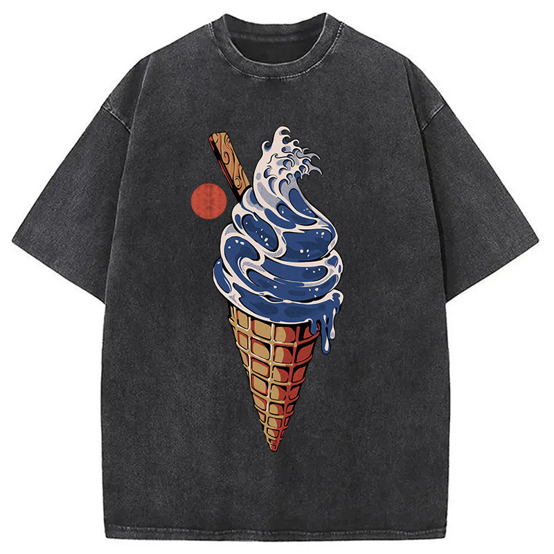 Great Ice Cream Washed T-Shirt Funny Quote Unisex Shirt Gifts For Sister